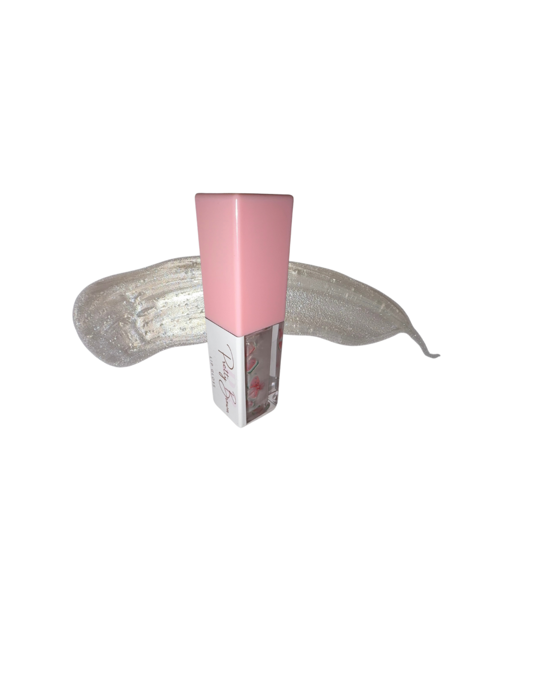 PRETTYBROWNCOSMETICS LIP GLOSS (ICY GIRL)